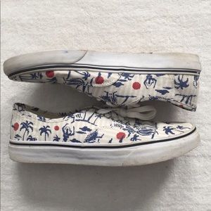 Beach themed Vans
